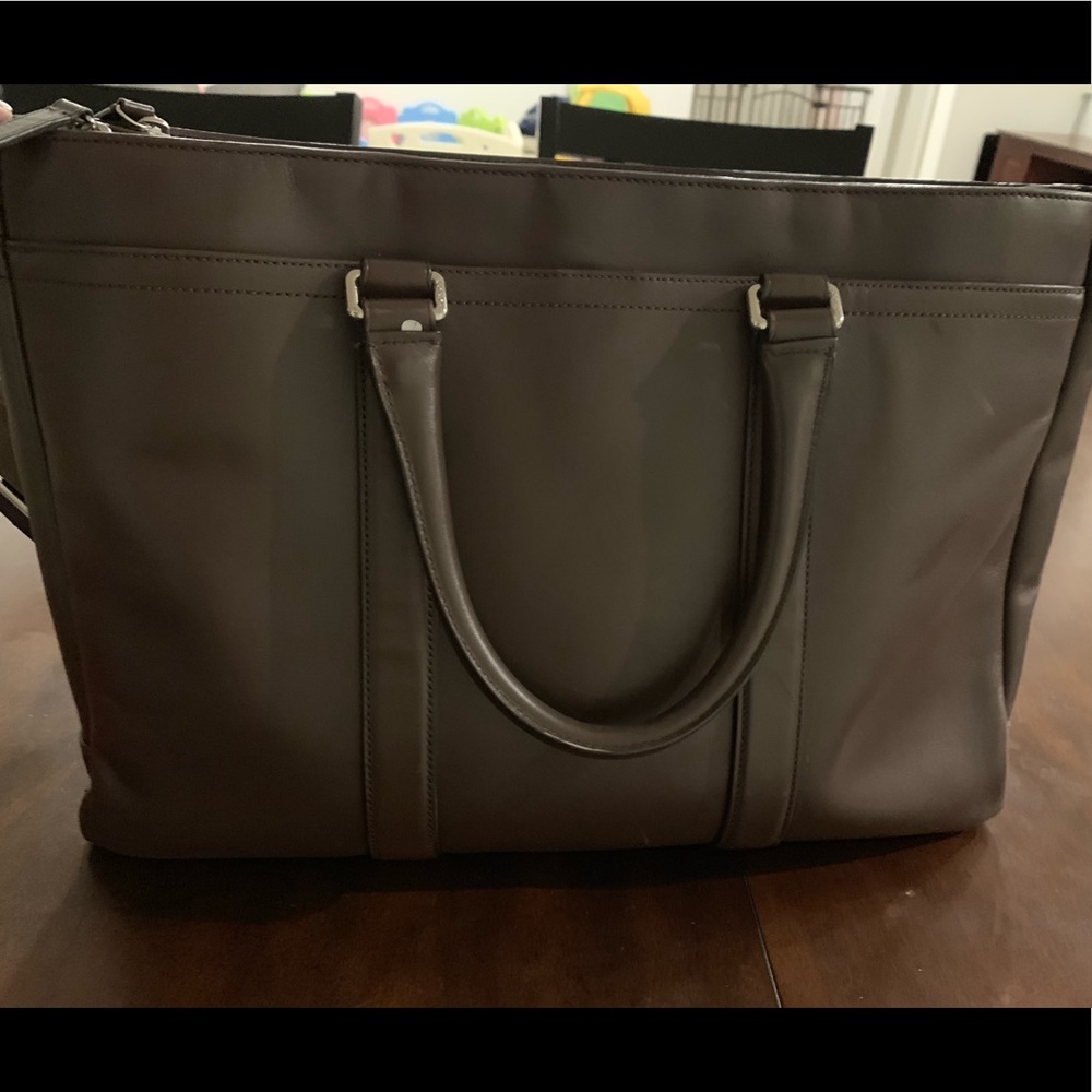 Coach Laptop Briefcase Tote w/ shoulder strap